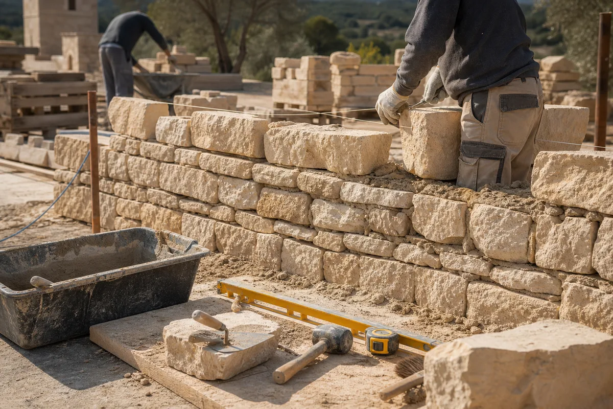 Les corps de métier d'un chantier de construction
